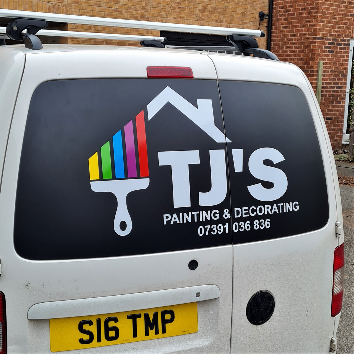 Business vehicle graphics