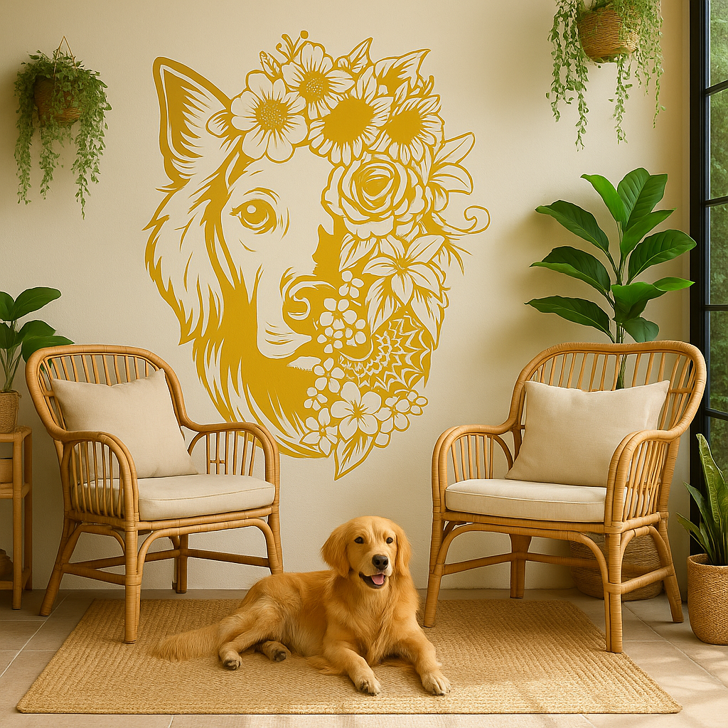 Floral Dog - FA018