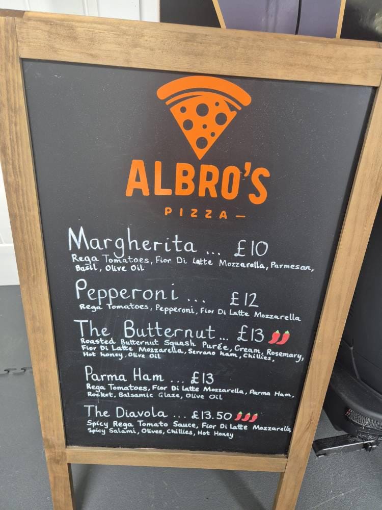 Albro's Pizza — original project photograph