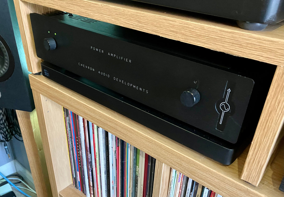 Amplifier lettering — original project photograph