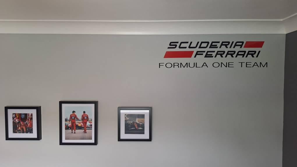 Ferrari room — original project photograph