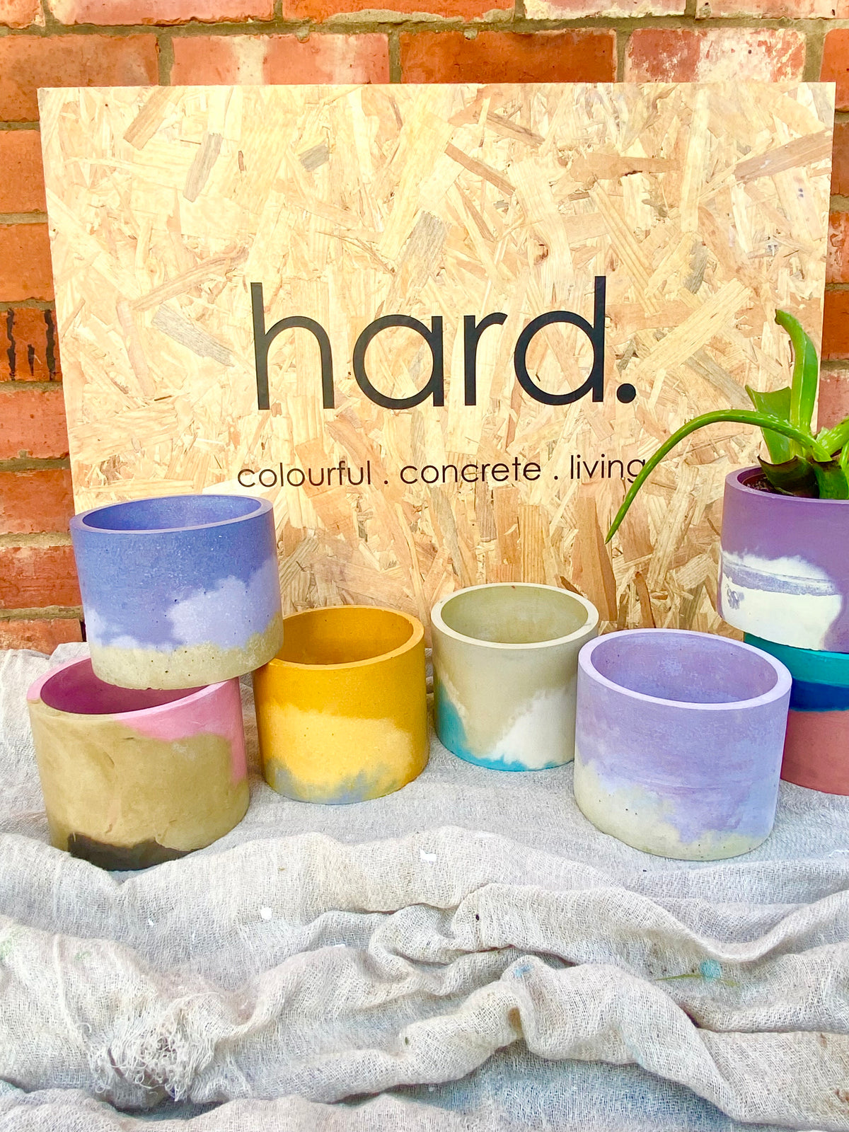 Hard colourful concrete — original project photograph