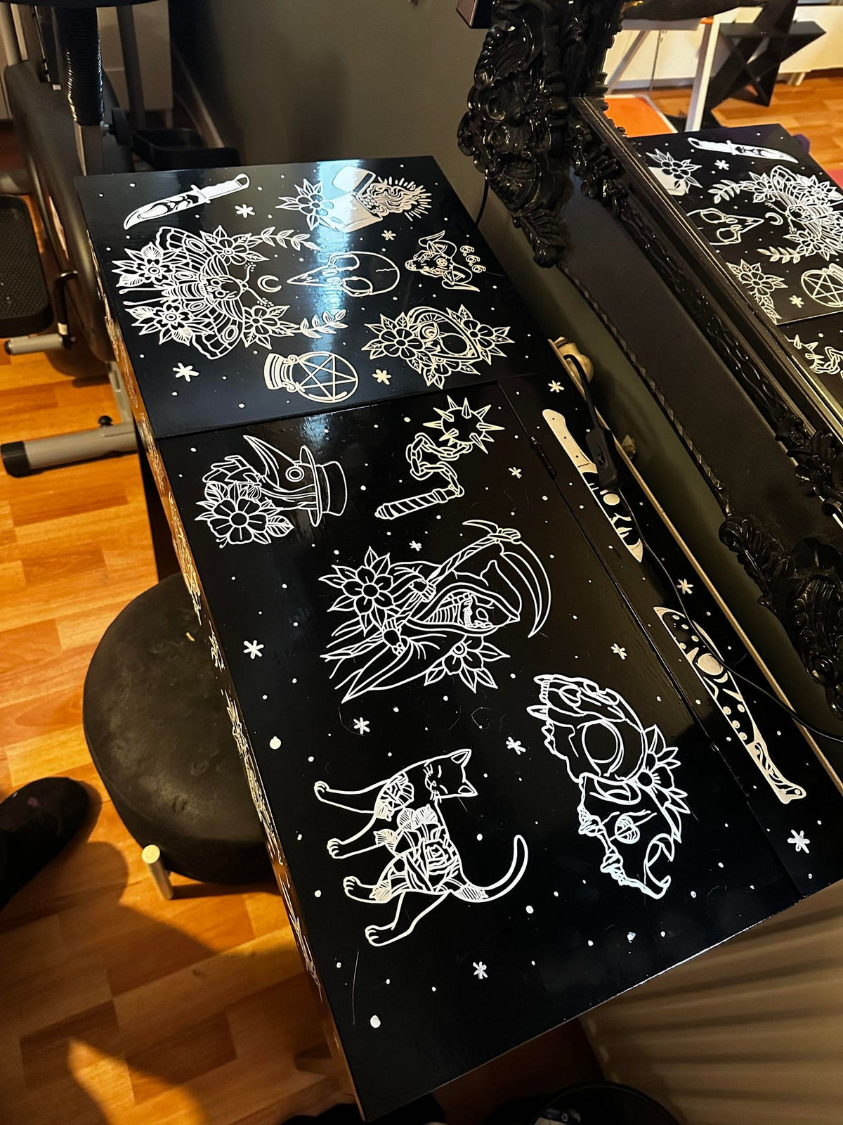 Vonny gothic dressing table — original project photograph