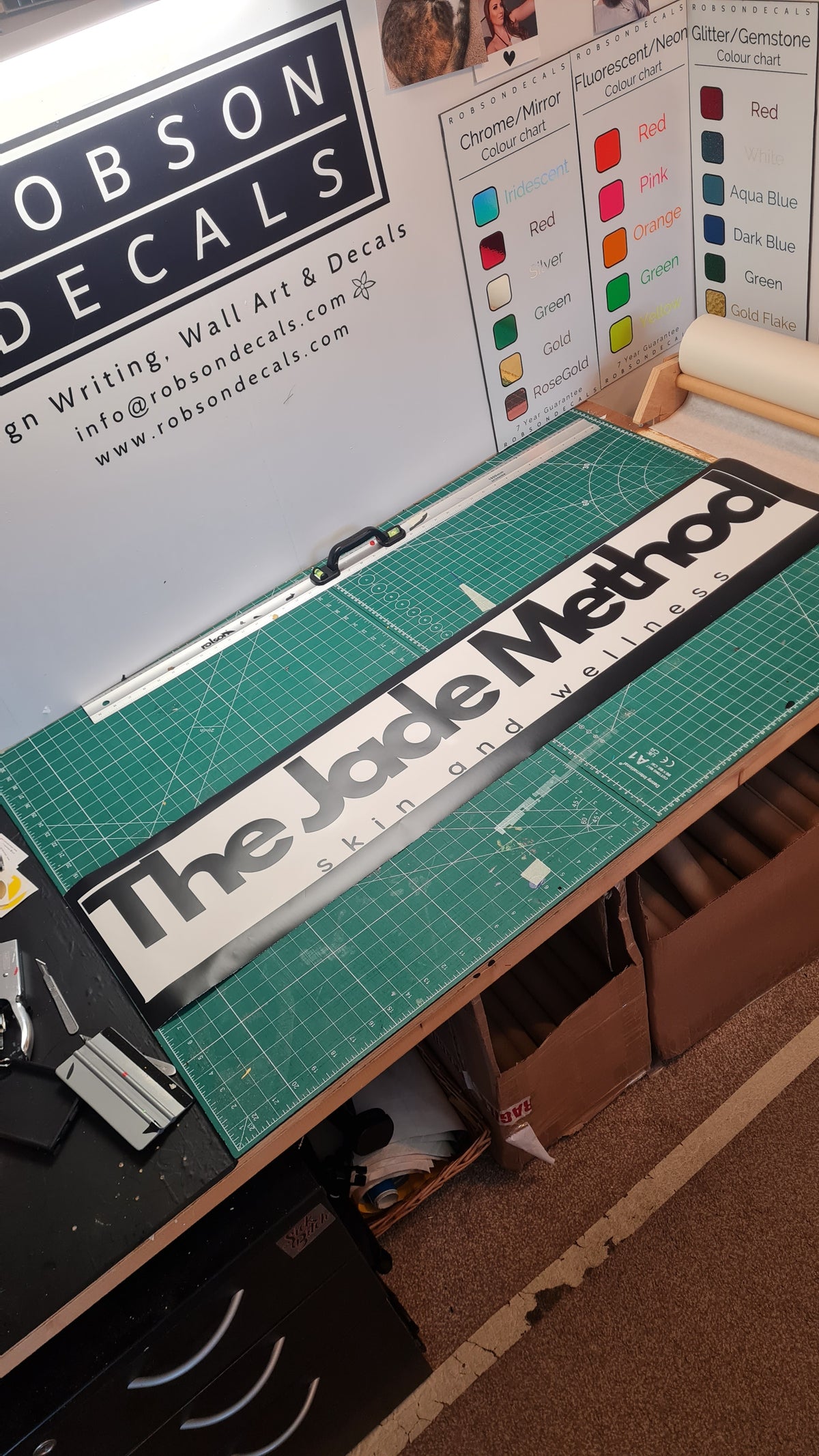 The Jade Method — Bold business lettering with a smaller skin and wellness line.