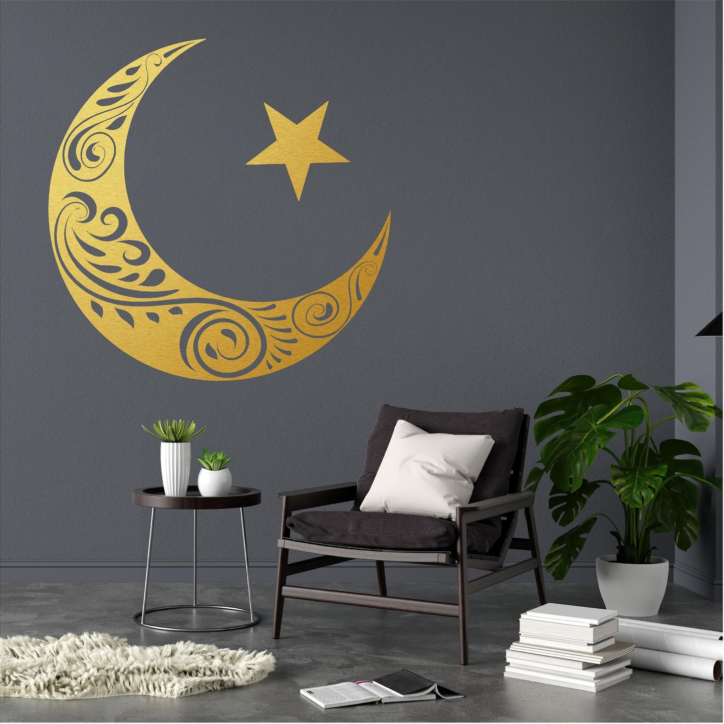 Islamic Moon and Star