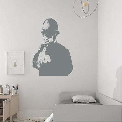 Banksy Copper Middle Finger - 0045