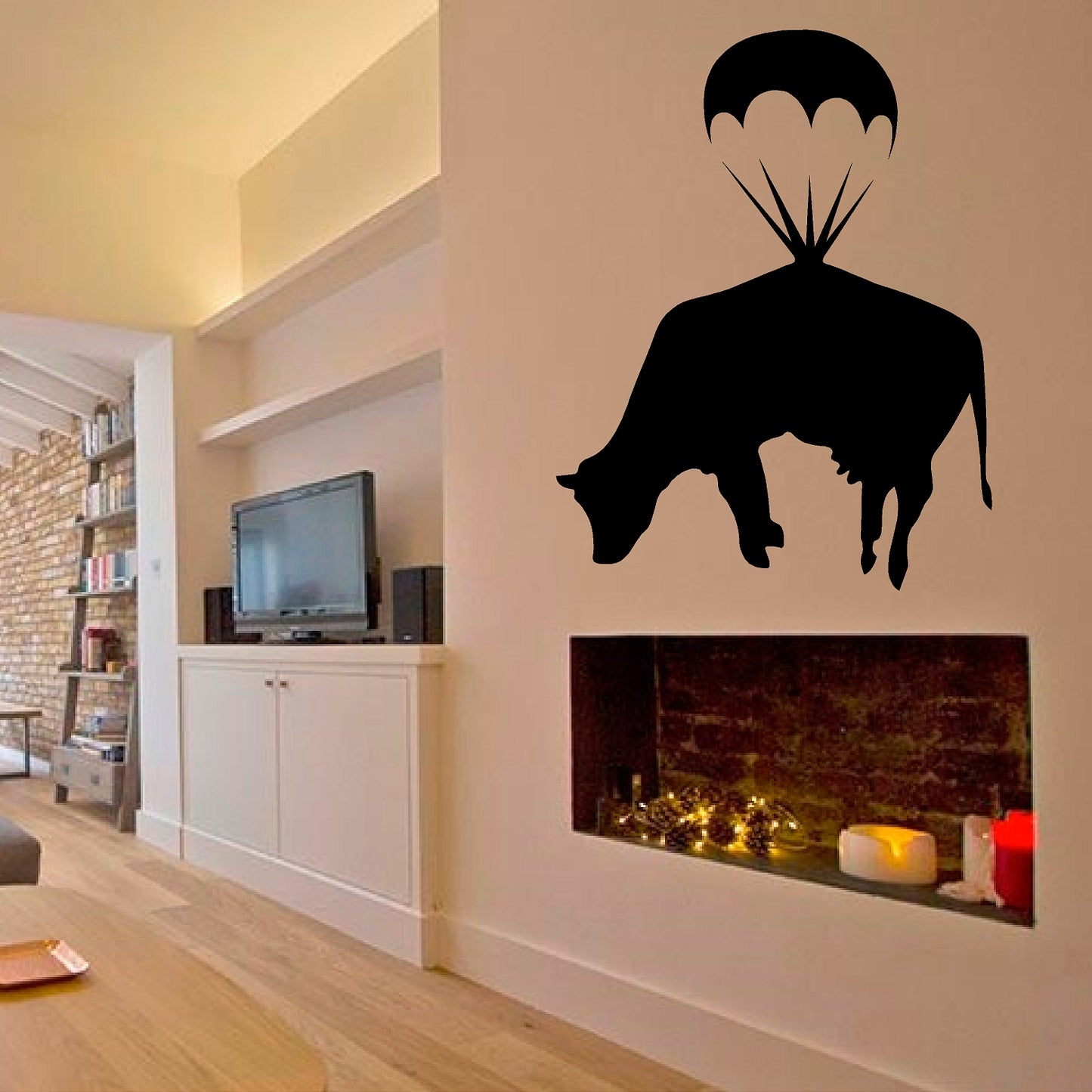 Banksy Cow - 0547