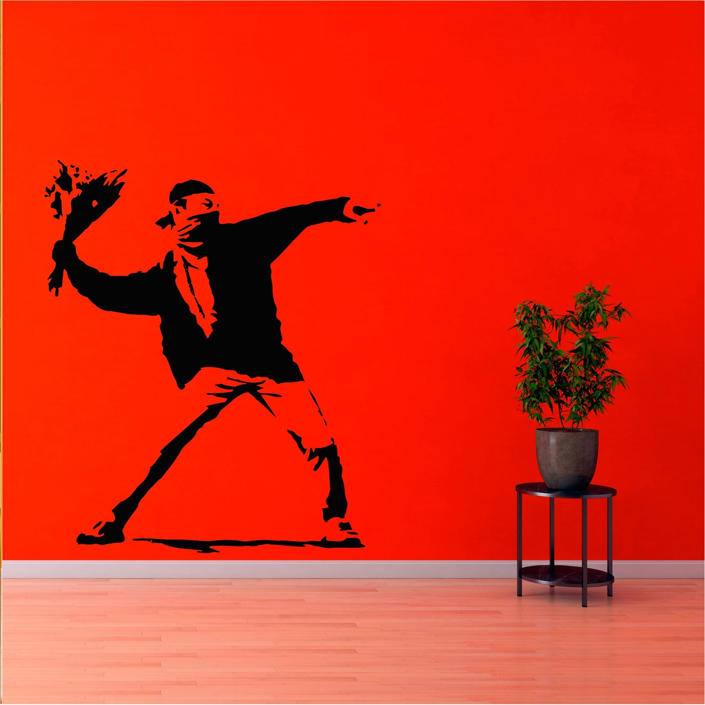 Banksy Flower Molotov - 0046