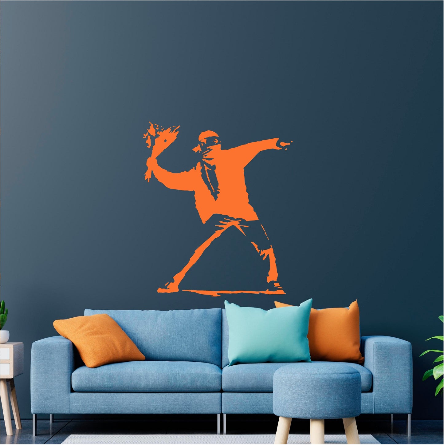 Banksy Flower Molotov - 0046