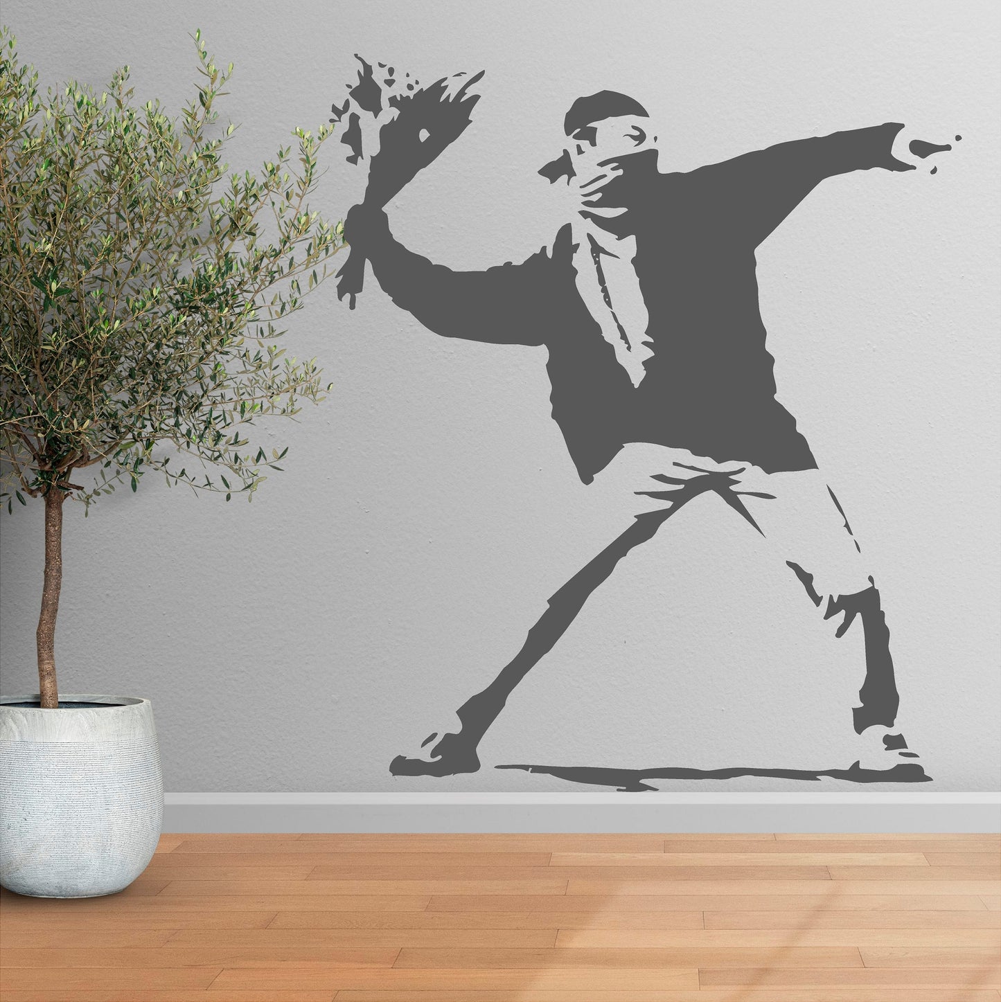Banksy Flower Molotov - 0046