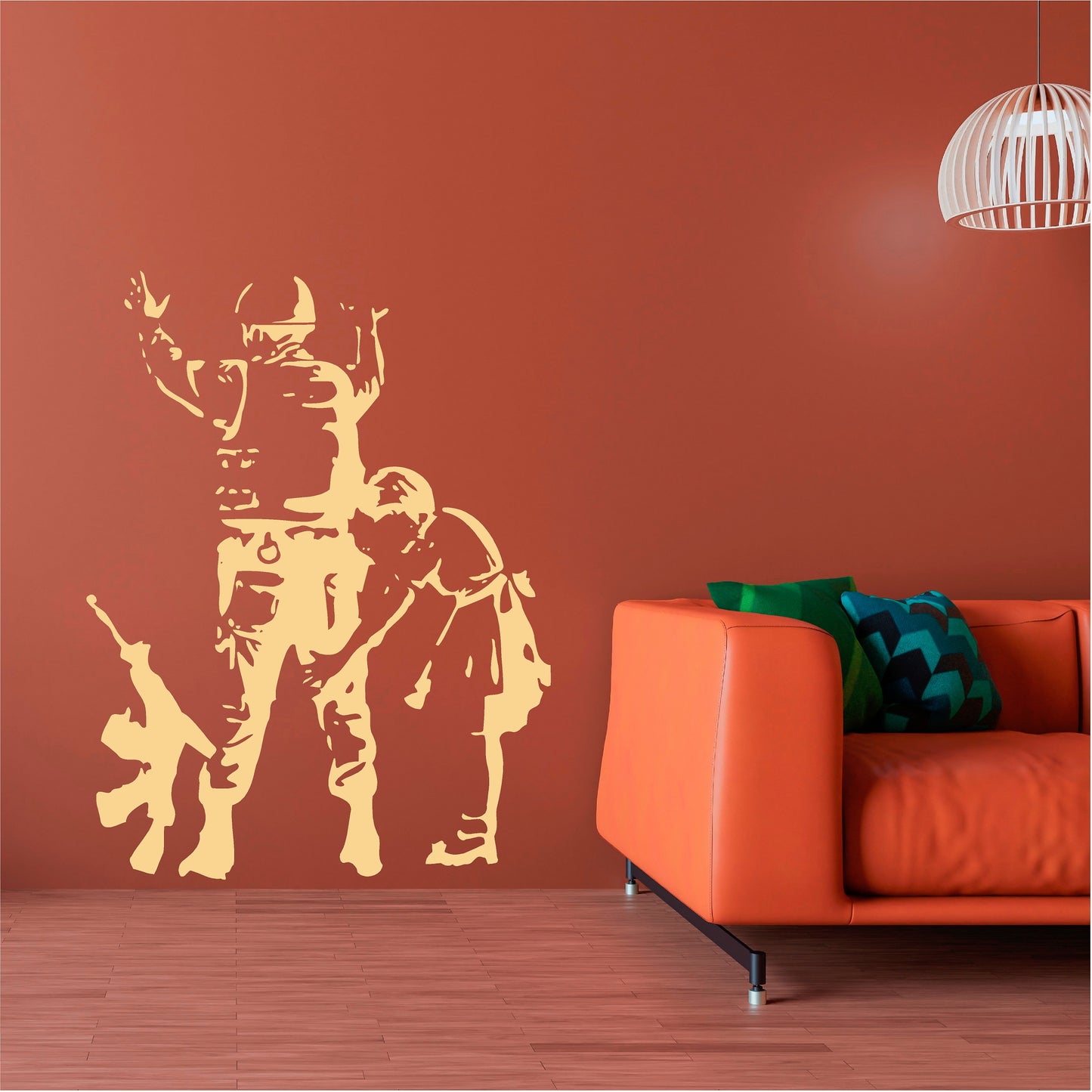 Banksy Little Girl Searches Soldier - 0051