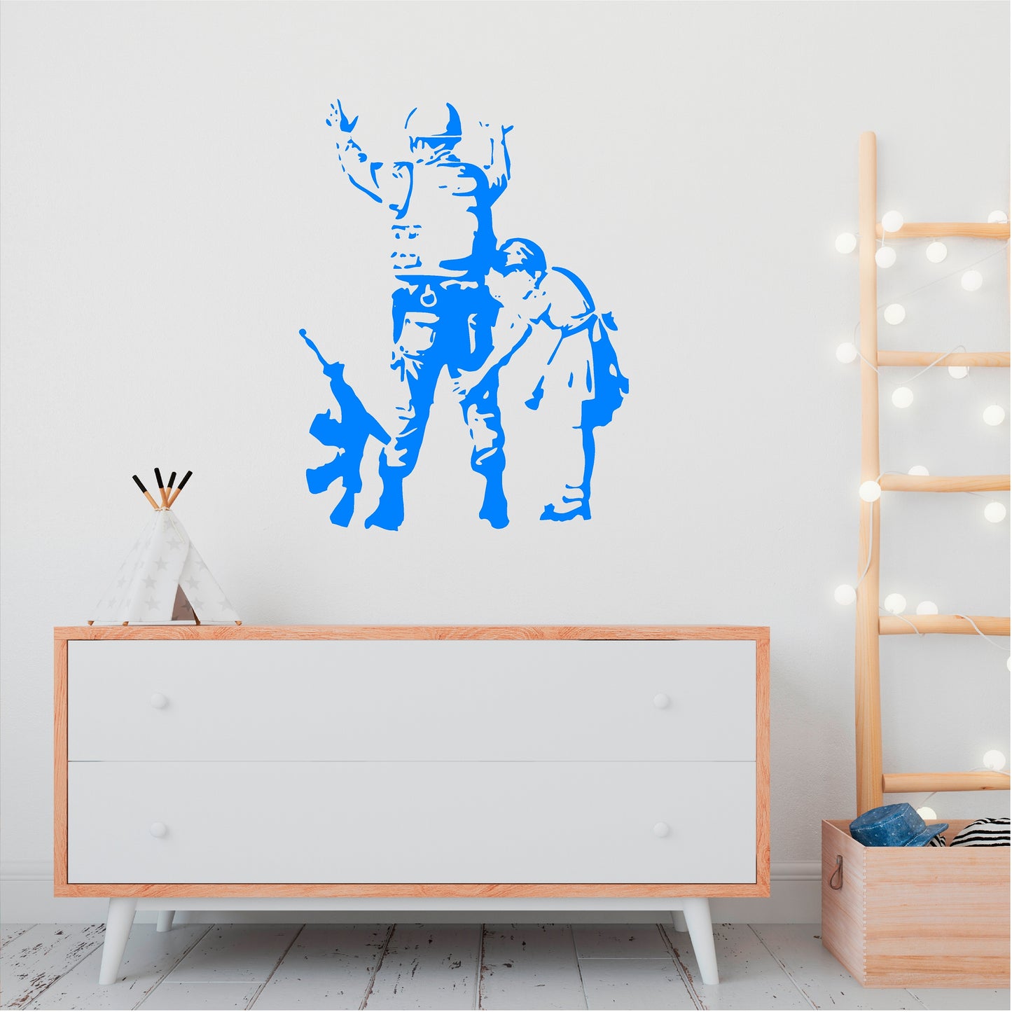 Banksy Little Girl Searches Soldier - 0051