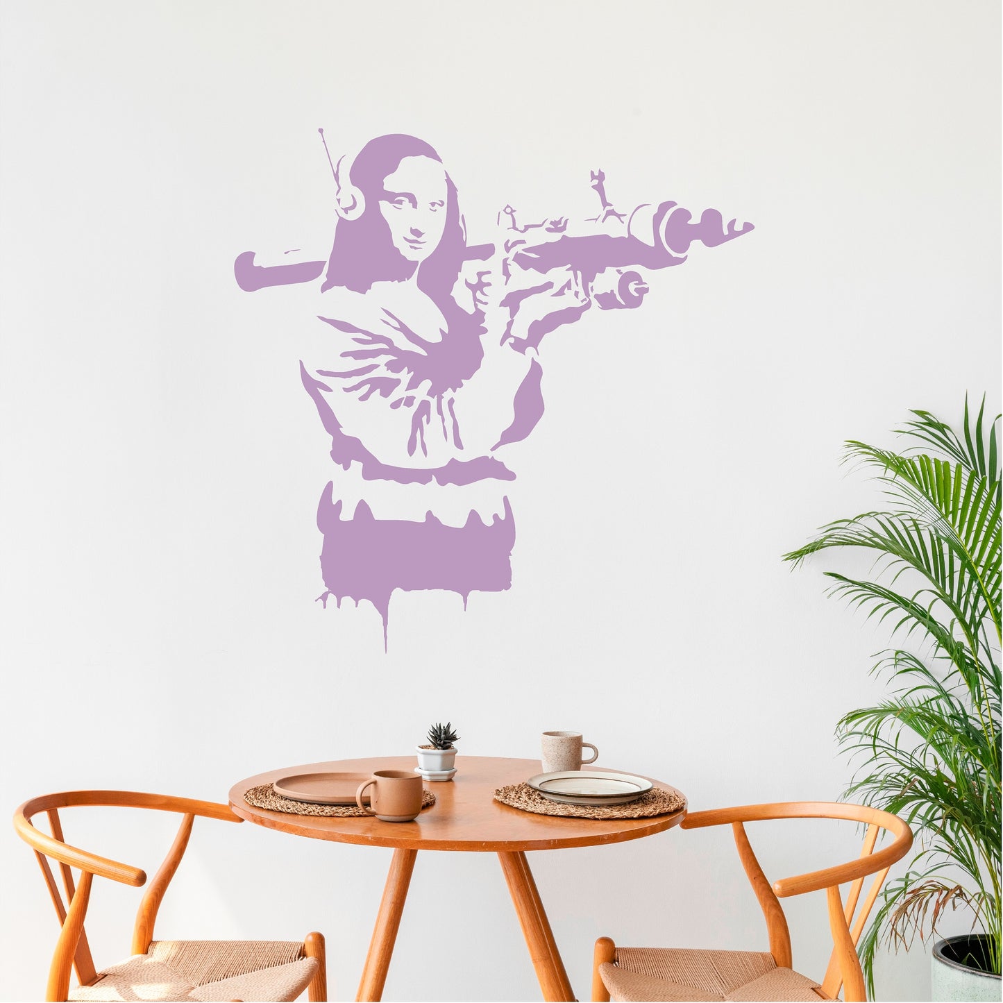 Banksy Mona Lisa with a RPG  - 0056