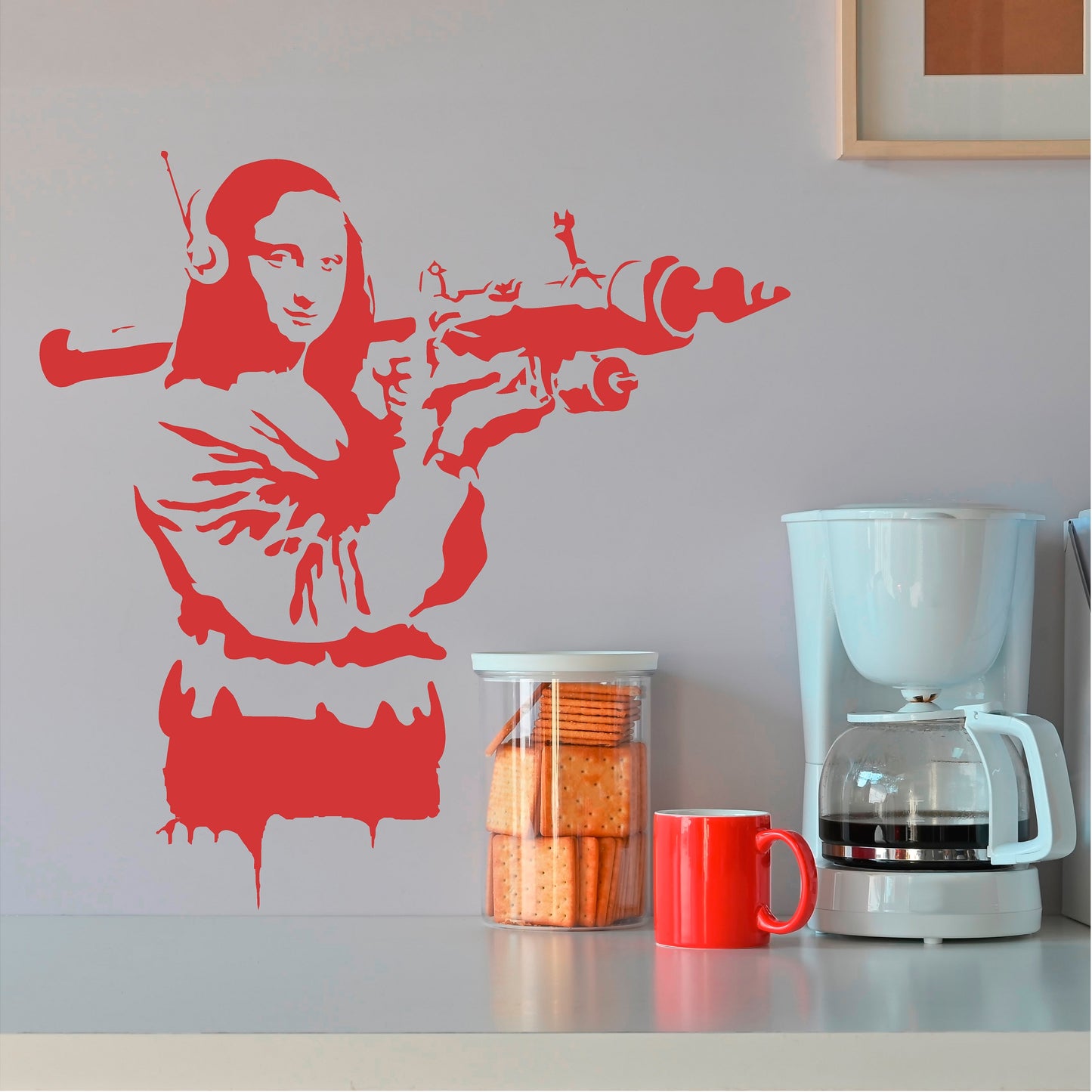 Banksy Mona Lisa with a RPG  - 0056