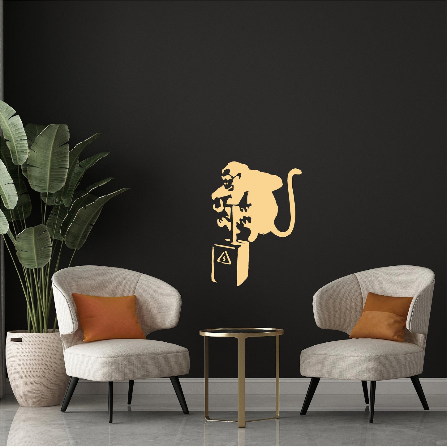 Banksy Monkey with Explosives - 0053