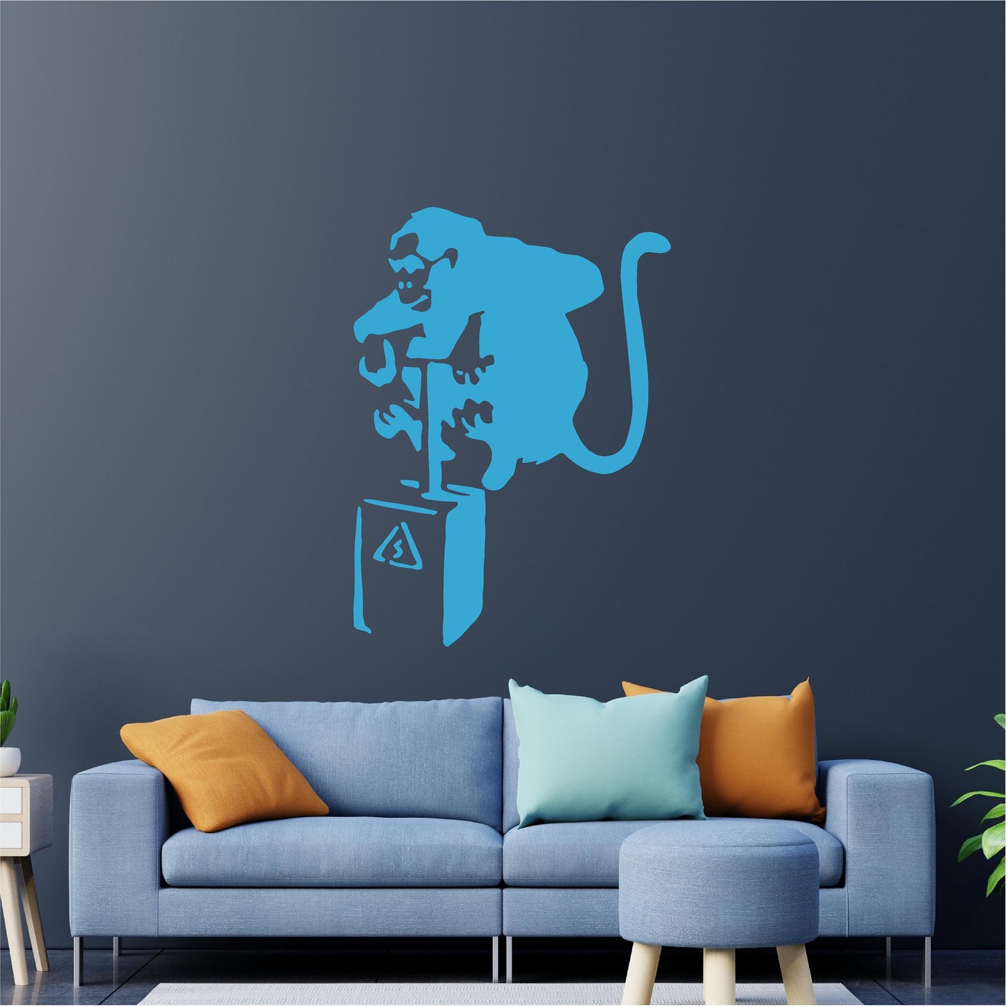 Banksy Monkey with Explosives - 0053