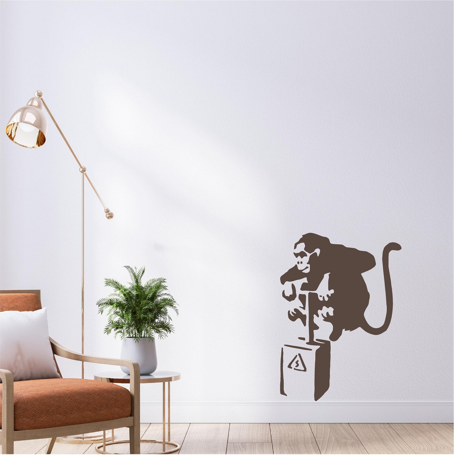 Banksy Monkey with Explosives - 0053