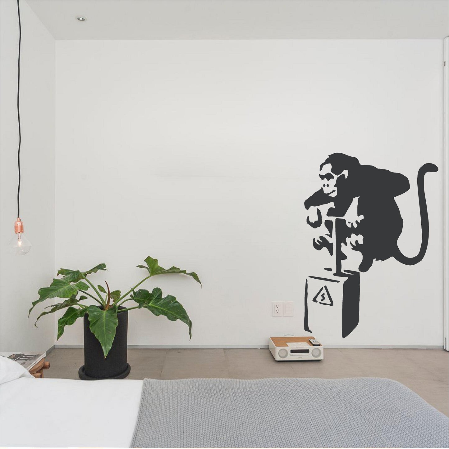 Banksy Monkey with Explosives - 0053
