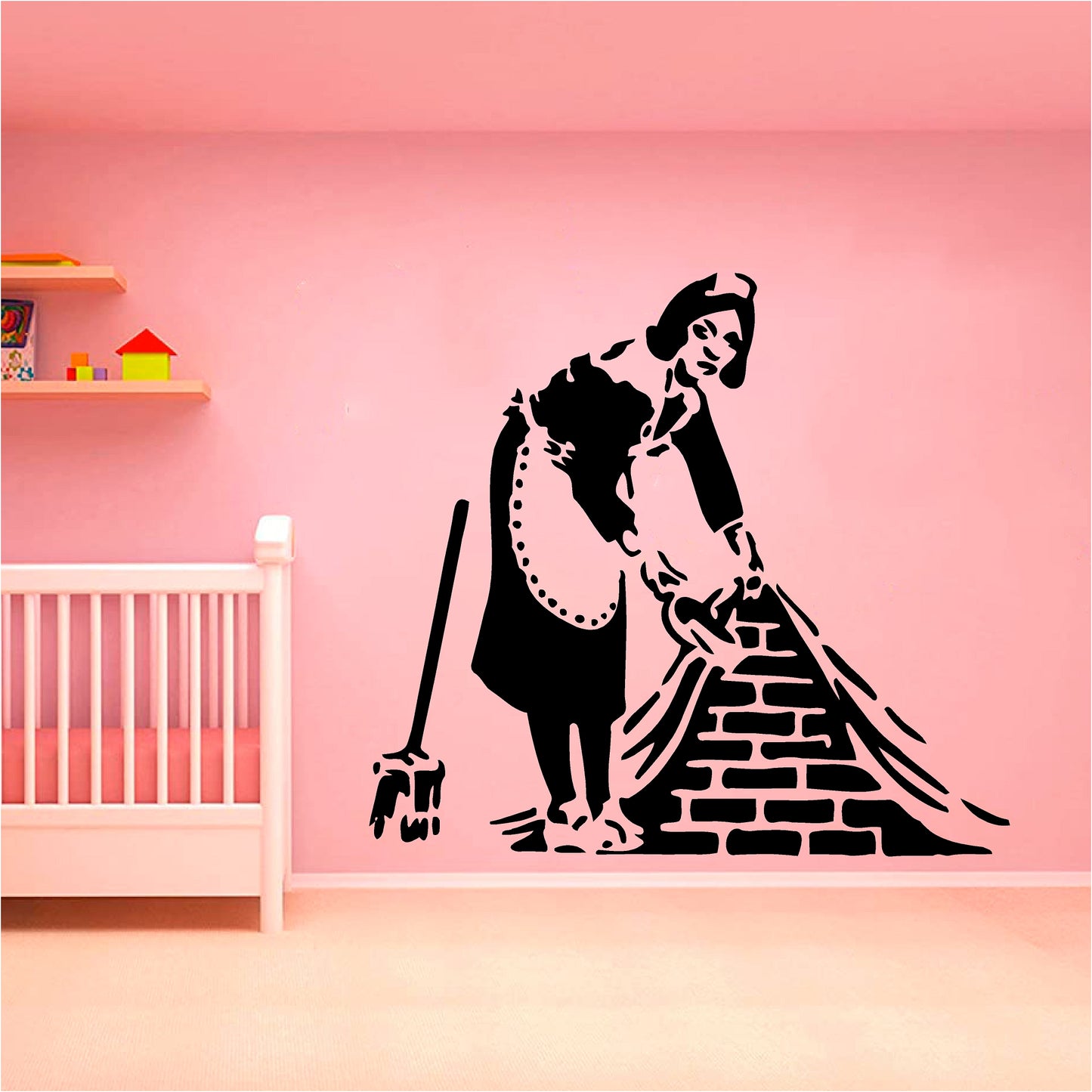 Banksy Naughty Maid - 0055