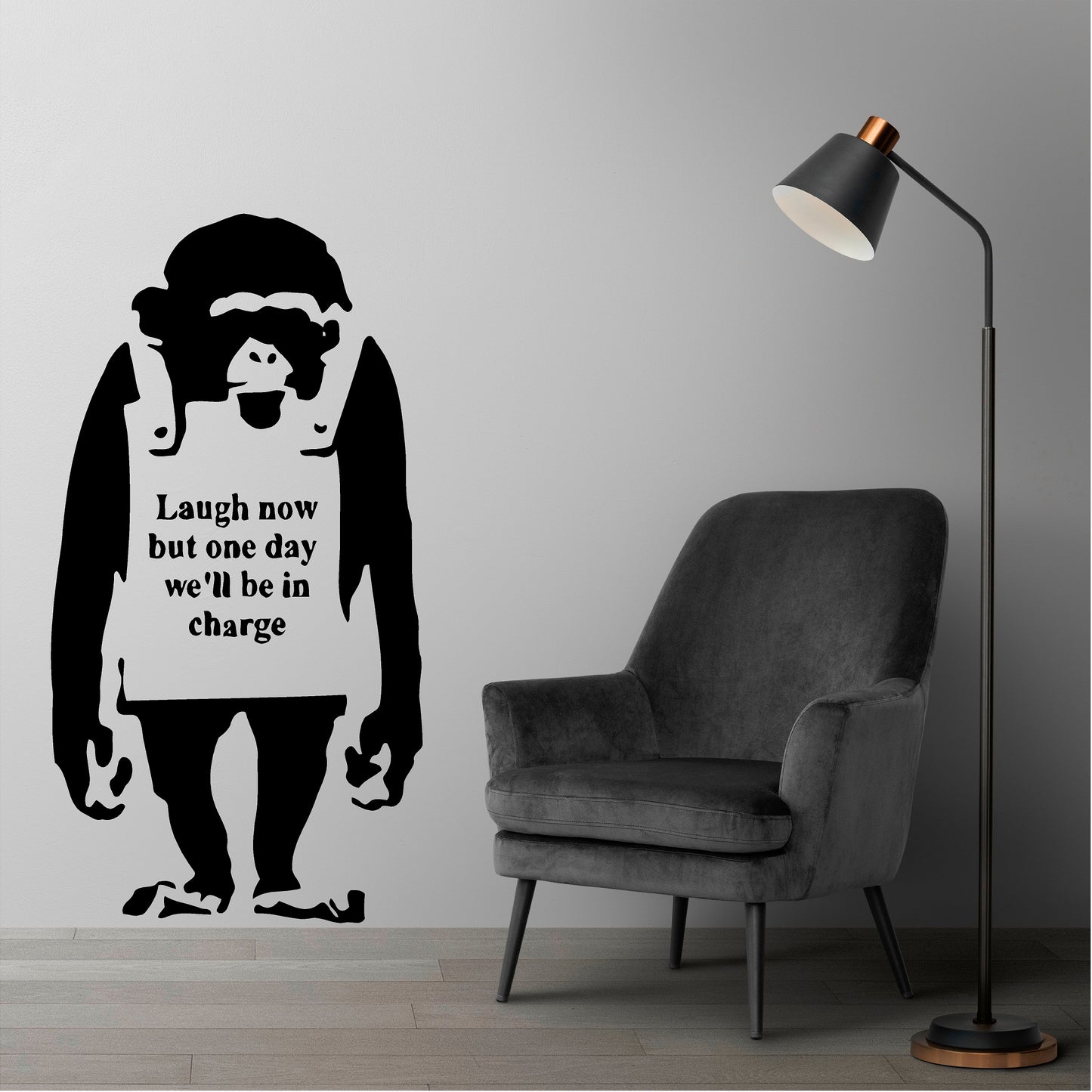 Banksy Sad Monkey - 0058