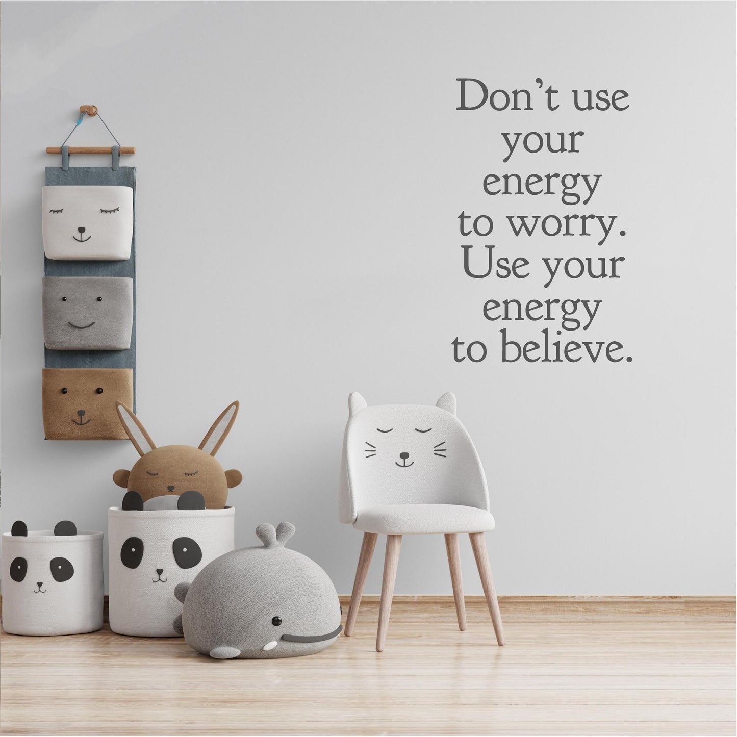 Don't use your energy to worry