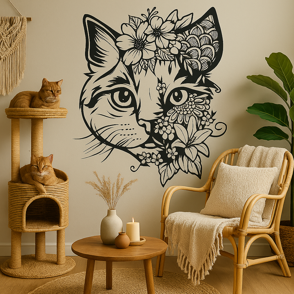 Floral Cat - FA017