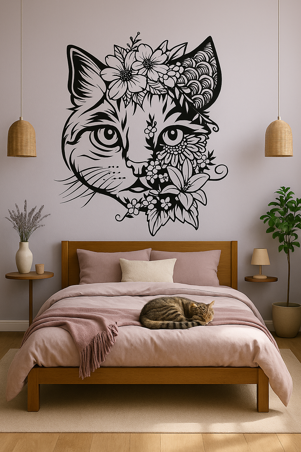 Floral Cat - FA017