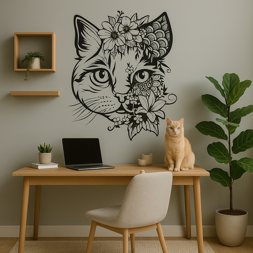 Floral Cat - FA017