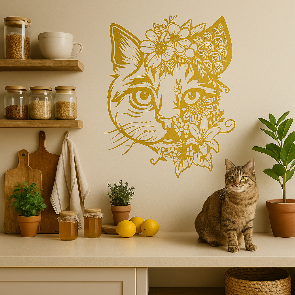 Floral Cat - FA017