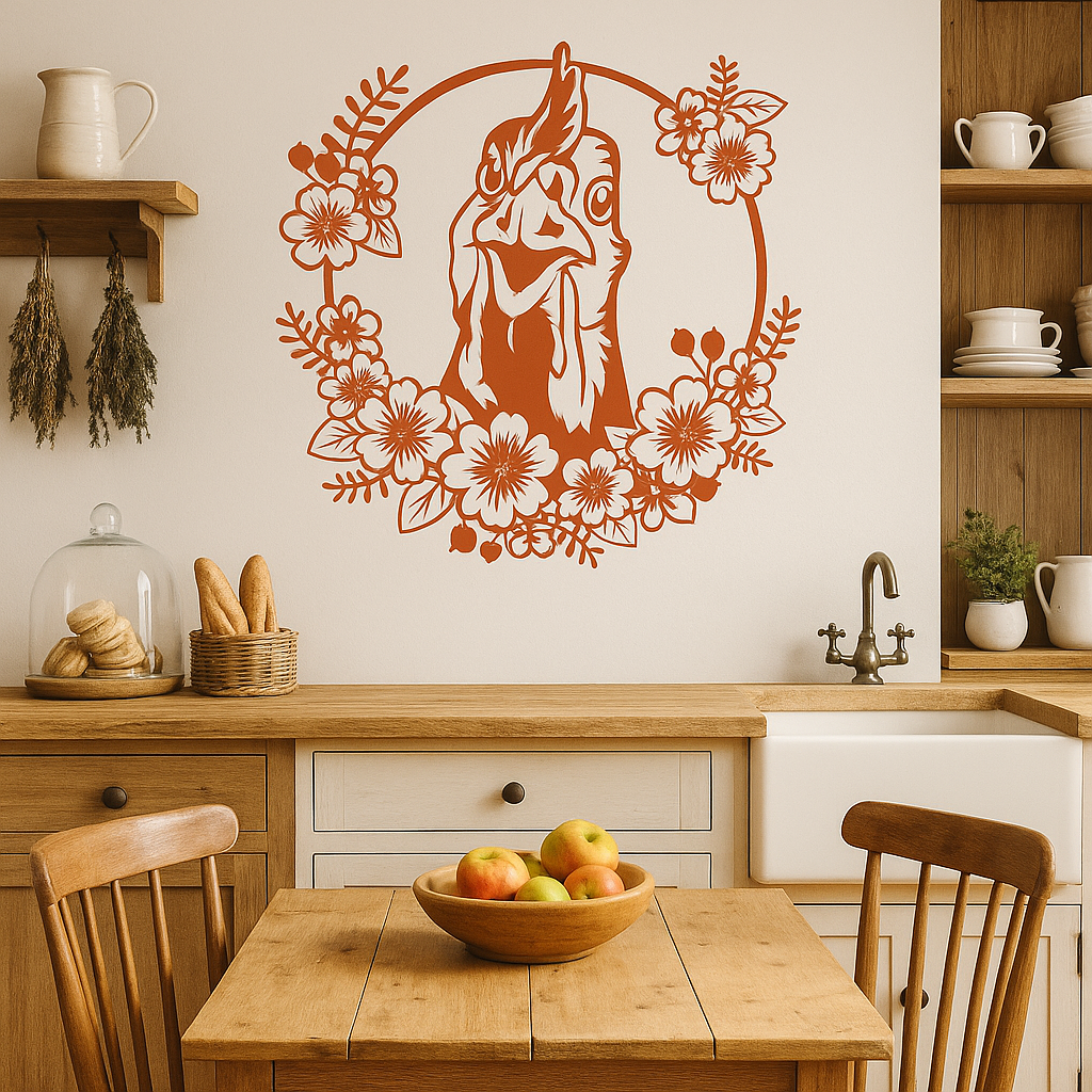 Floral Chicken - FA001