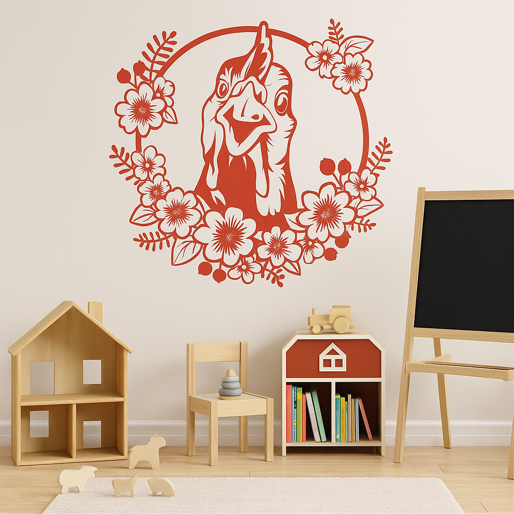 Floral Chicken - FA001