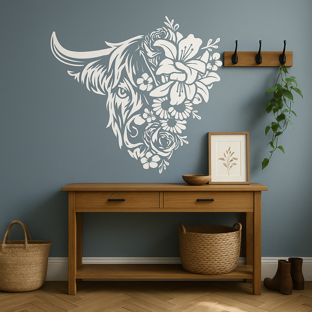 Floral Cow - FA019