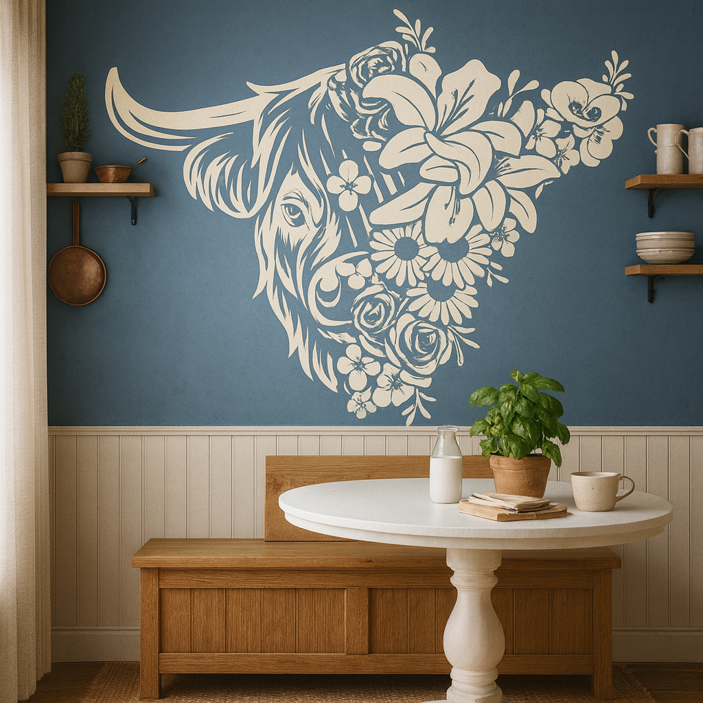 Floral Cow - FA019