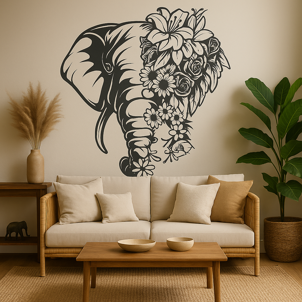 Floral Elephant - FA013