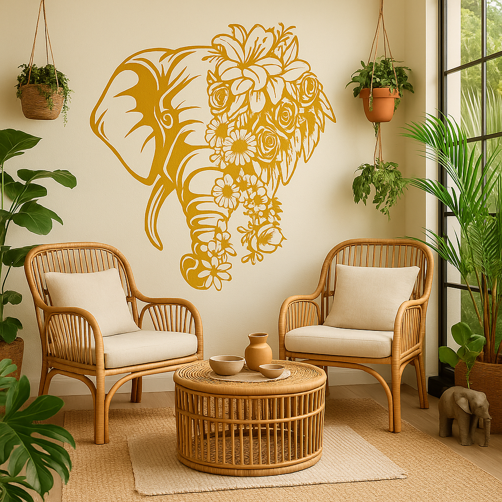 Floral Elephant - FA013