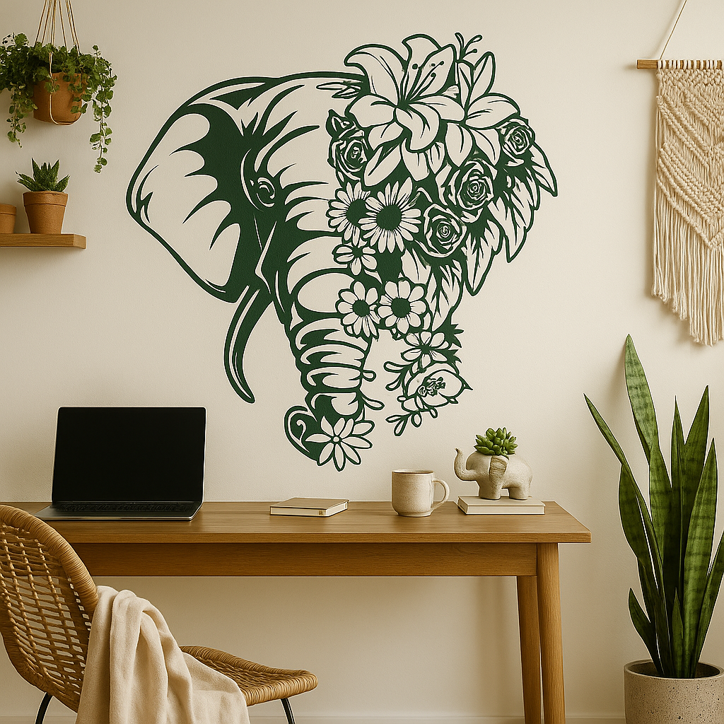Floral Elephant - FA013
