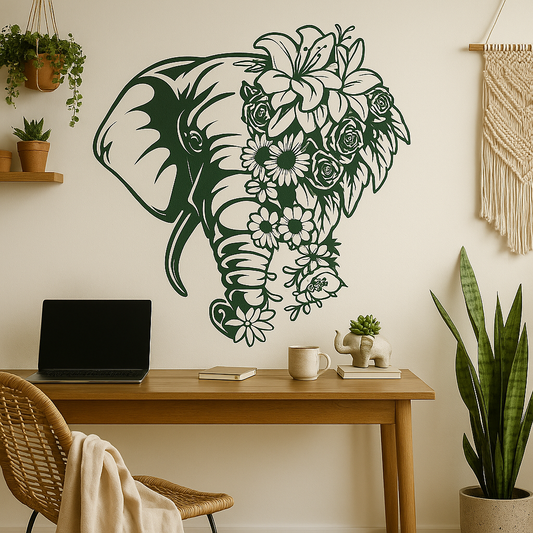 Floral Elephant - FA013