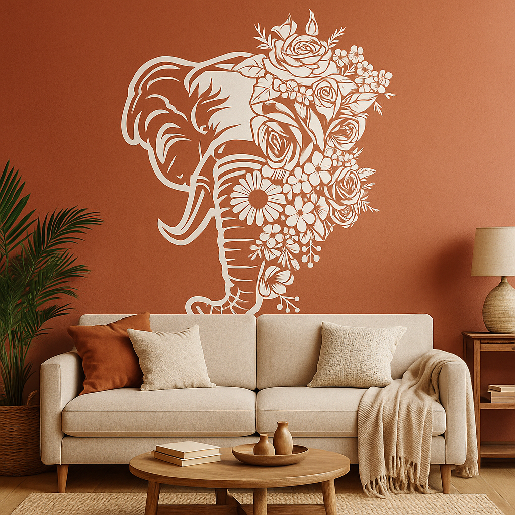 Floral Elephant - FA013
