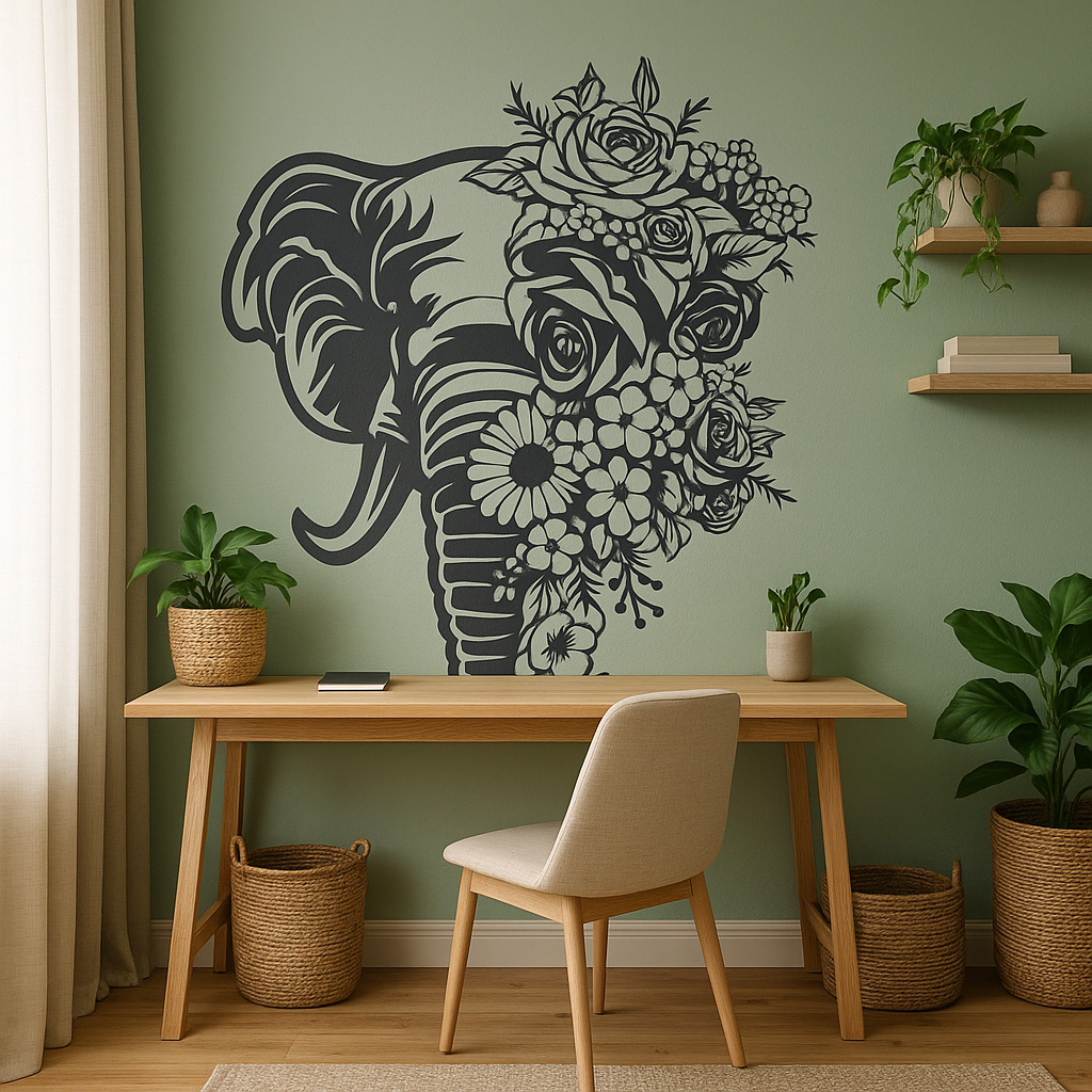 Floral Elephant - FA013