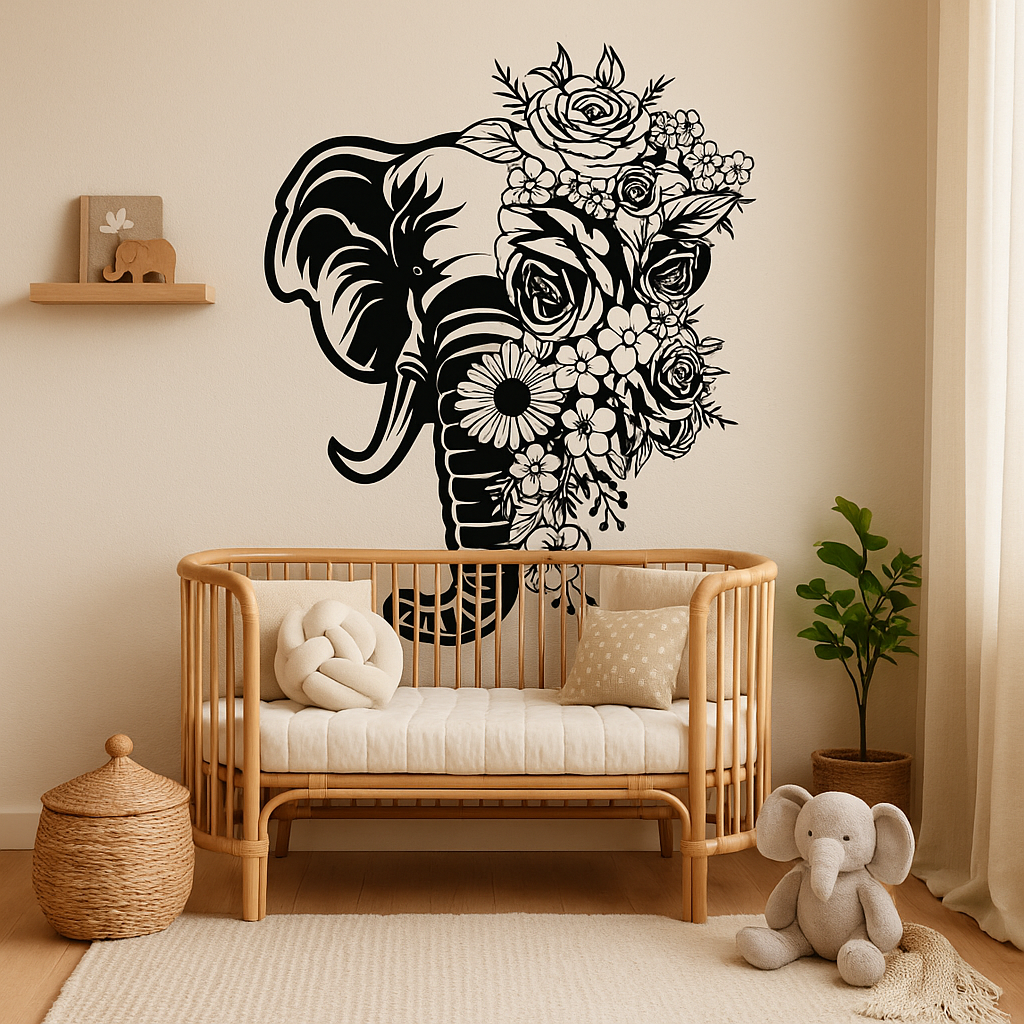 Floral Elephant - FA013