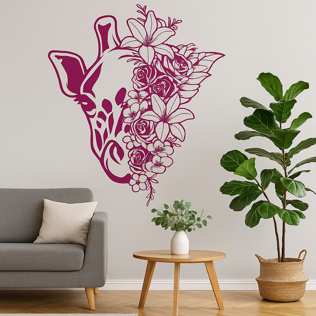 Floral Giraffe - FA004