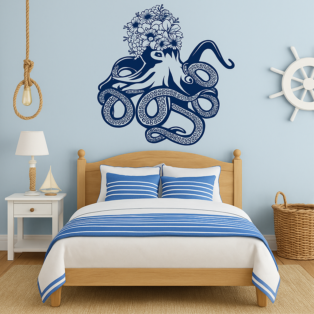 Floral Octopus - FA008