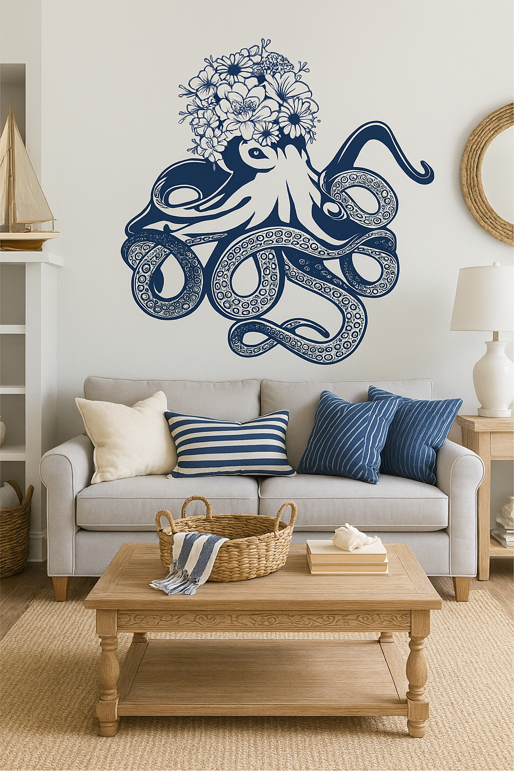 Floral Octopus - FA008