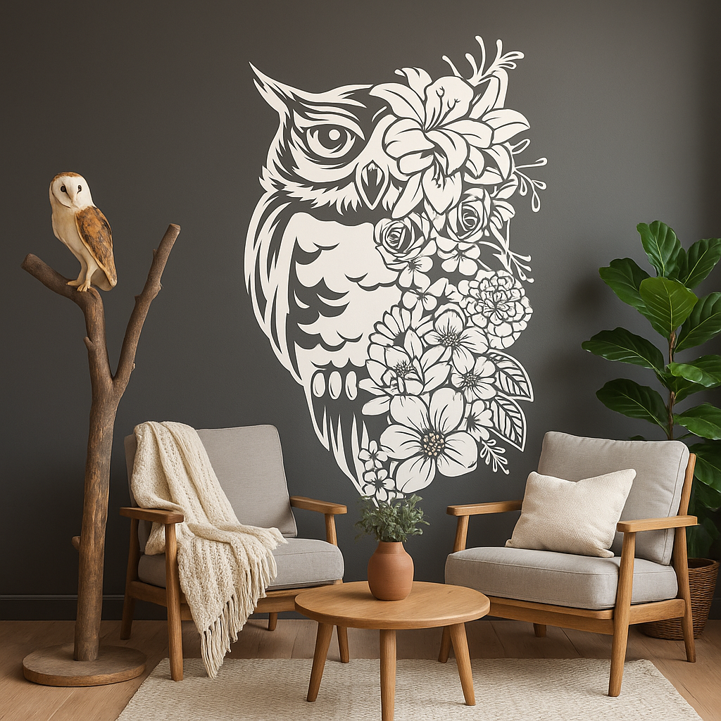 Floral Owl - FA009