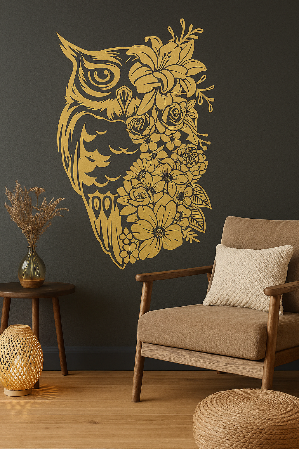 Floral Owl - FA009
