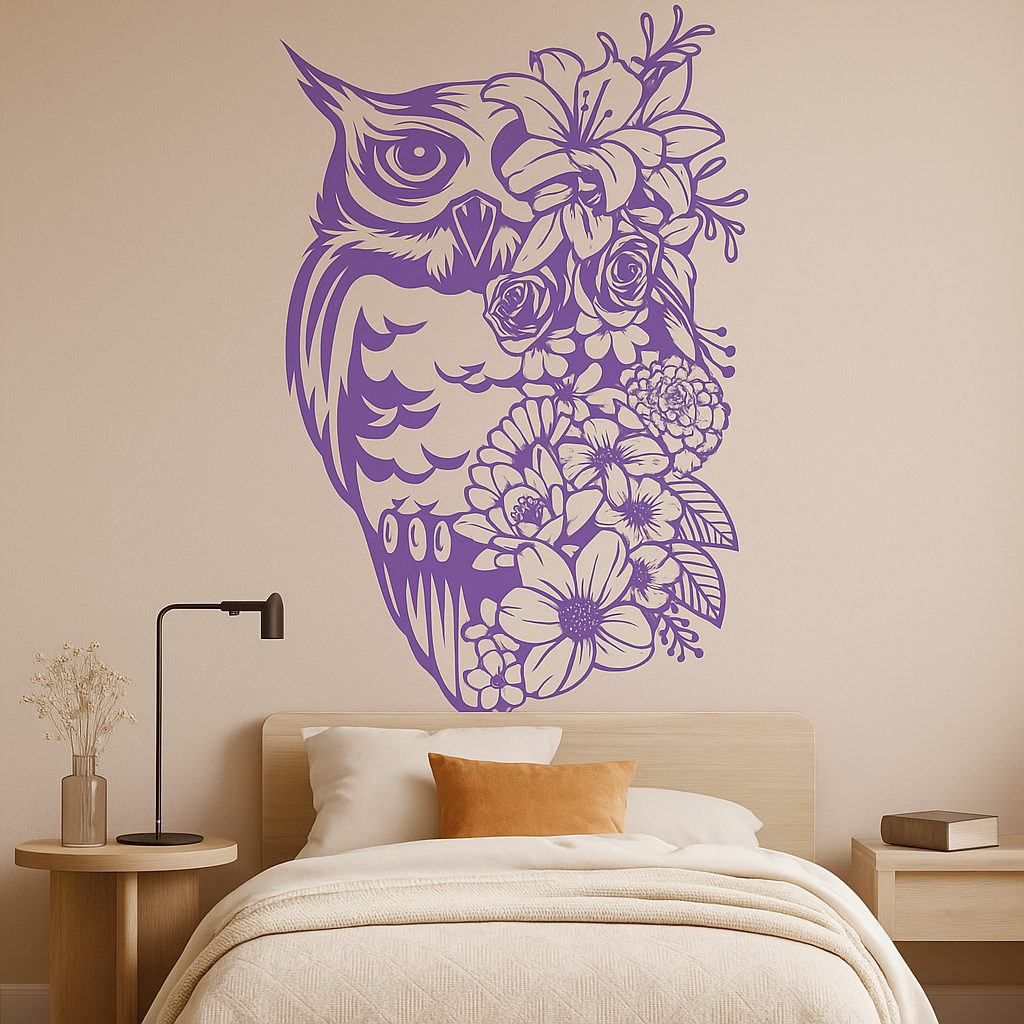 Floral Owl - FA009