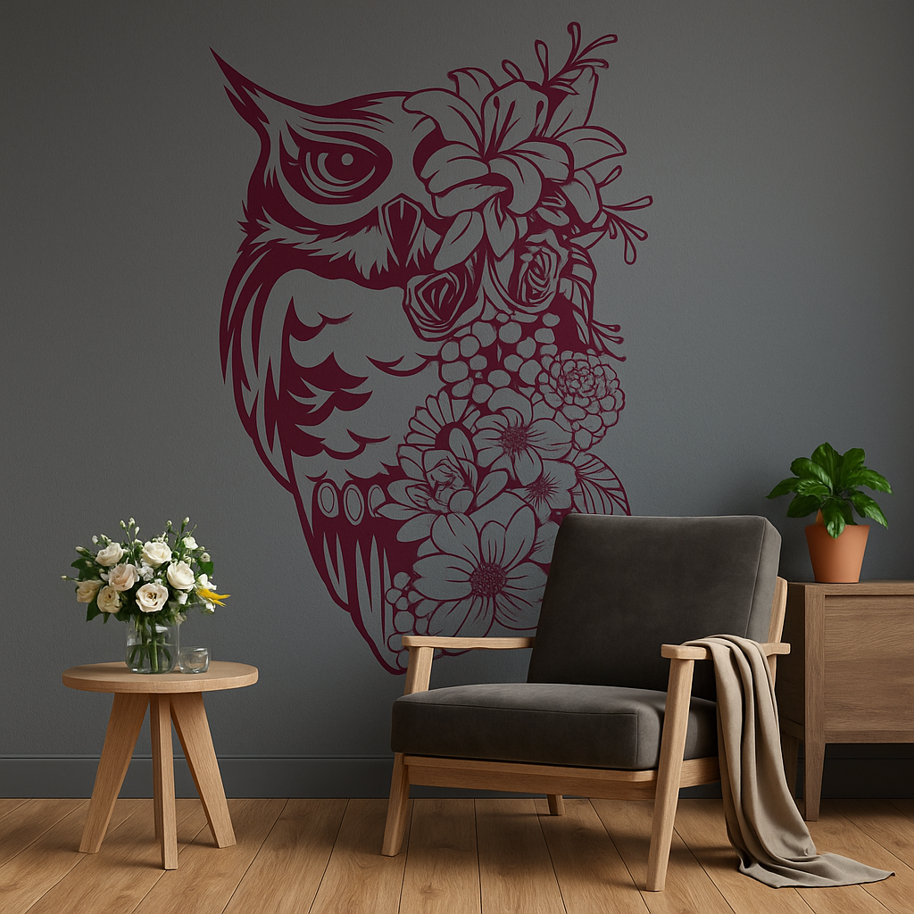 Floral Owl - FA009