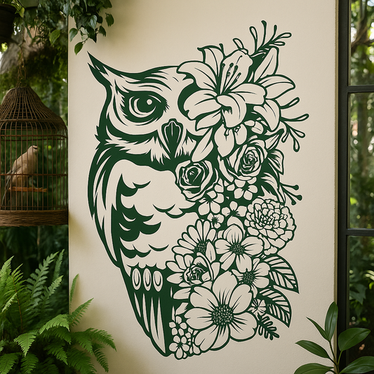 Floral Owl - FA009