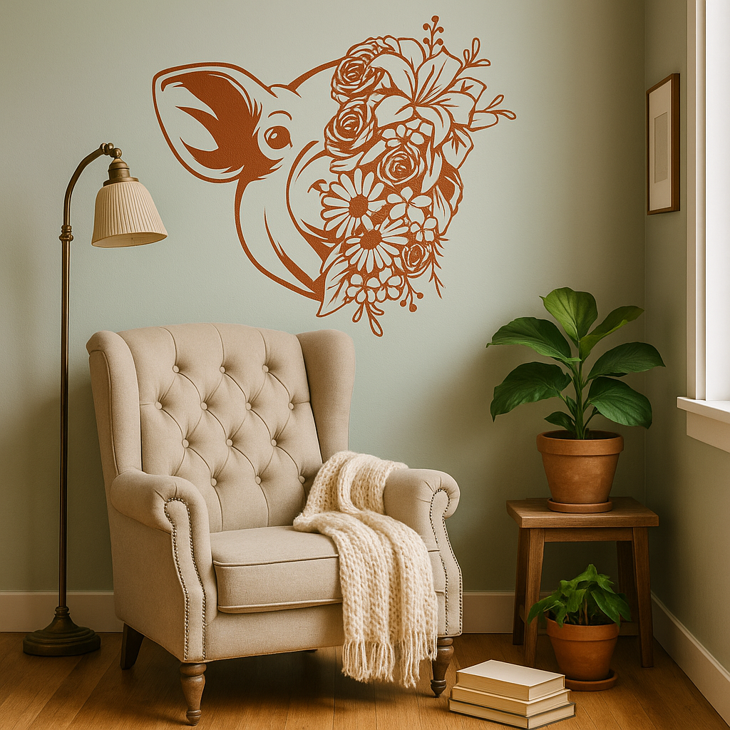 Floral Pig - FA0010