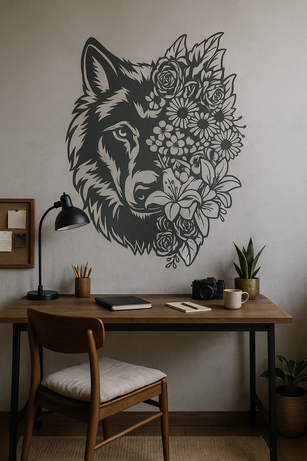 Floral Wolf - FA021